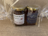Coffret confiture figues/gelée de thé safran