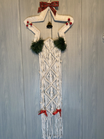 étoile filante en macramé