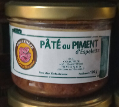 Pâté au piment d'espelette 190g