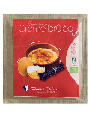 Préparation pour crème brulée bio