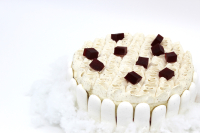 Vacherin vanille fraise 8/10 parts