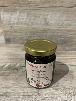 Confiture de cerises au safran