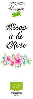 Sirop à la rose