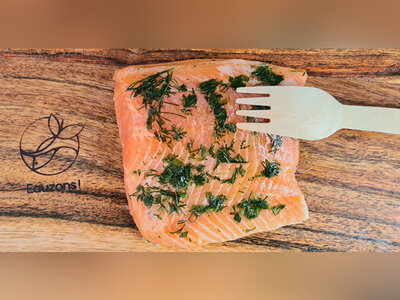 Truite arc-en-ciel en gravlax