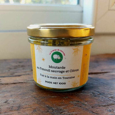 Moutarde au fenouil sauvage et au citron