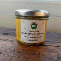 Moutarde aux fleurs de sureau et au miel