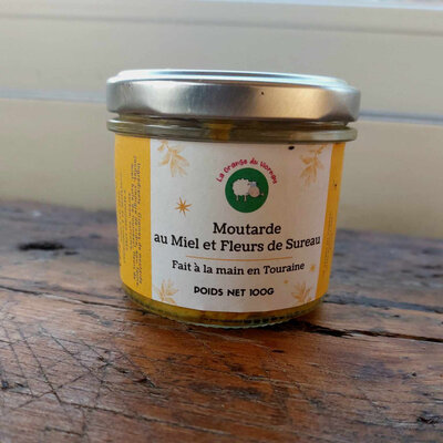 Moutarde aux fleurs de sureau et au miel