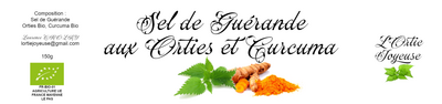 Sel de guérande aux orties et curcuma