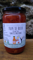Tripe de boeuf et sauce tomate bio