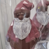 Père noél au chocolat au lait /ruby