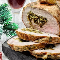 Roulé de veau farci