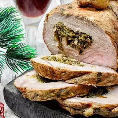 Roulé de veau farci