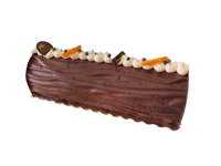 Buche 4/6 parts glacée chocolat mandarine