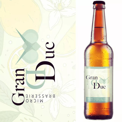 Bière sans alcool au zeste de citron