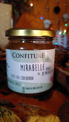 Confiture de mirabelle vanille