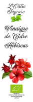 Vinaigre de cidre a l’hibiscus