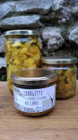 Pickles de courgette aux curry