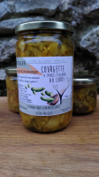 Pickles de courgette aux curry