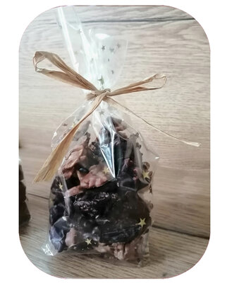 Roses des sables - chocolats noir & lait
