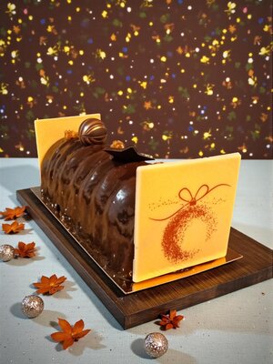 Bûche 'royale' - 4 parts