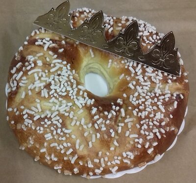 A6.gâteau de rois 'brioche nature au sucre'-