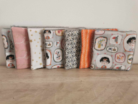 Carrés lavables 'frida'