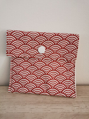 Pochette à savon/disques 'rouge'