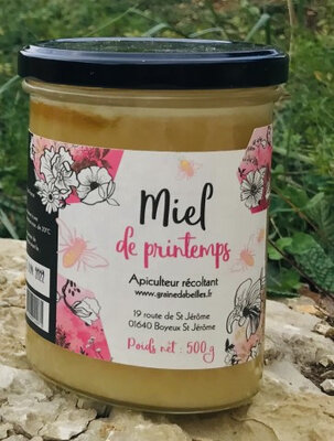 Miel de printemps en pot de 500g
