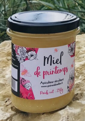 Miel de printemps en pot de 250g