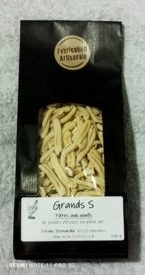 Pâtes aux oeufs grands s