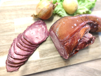 Langue de bœuf fumé et cuite