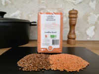 Lentilles corail décortiquées 500g