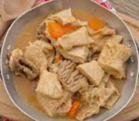 Tripes de boeuf cuisinees