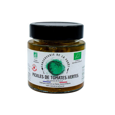Pickles de tomates vertes graines de fenouil