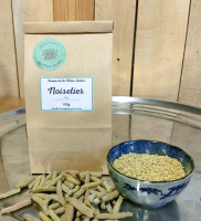 Flocons de chatons de noisetier