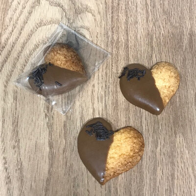 Sablé aux amandes et au pralin