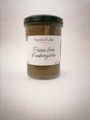 Purée fine d'aubergines