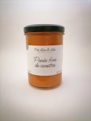 Purée fine de carottes