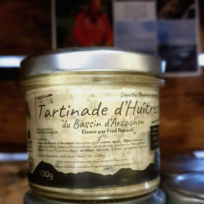 Tartinade d'huître d'arcachon