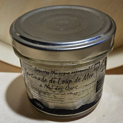 Tartinade de loup à l'ail des ours