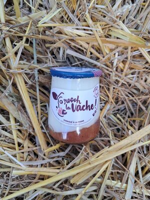 Yaourt grec sur lit de pêche 125g