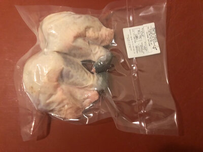 2 cuisses entières de poulet