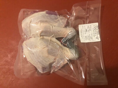 2 cuisses entières de poulet