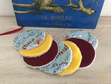 Disques lavables gryffondor