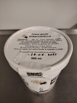 Créme glacée stracciatela