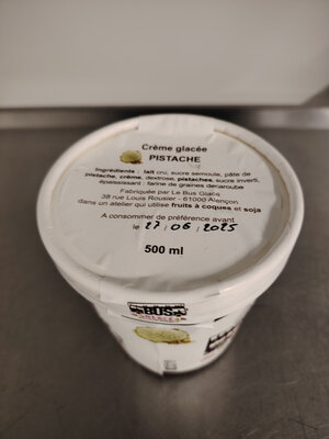 Créme glacée pistache