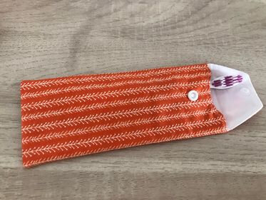 Pochette à brosse à dents 'orange'