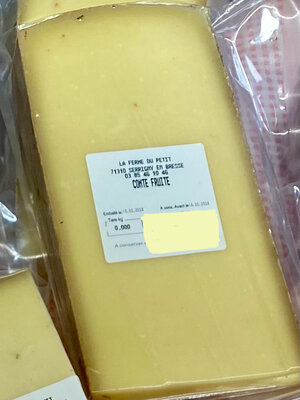 Comté fruité aop 450g