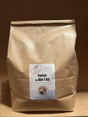 Farine t80 / semi-complète 5 kg