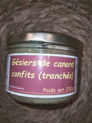 Gésiers confits tranchés 200 gr